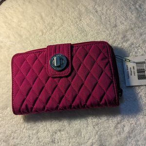 Vera Bradley Magenta Turnlock Wallet